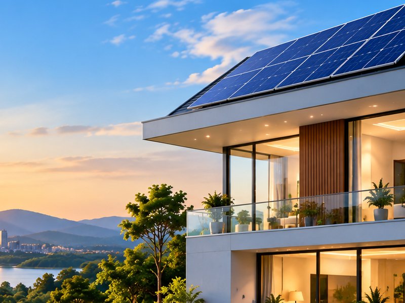 6 kW Rooftop Plant for a Villa